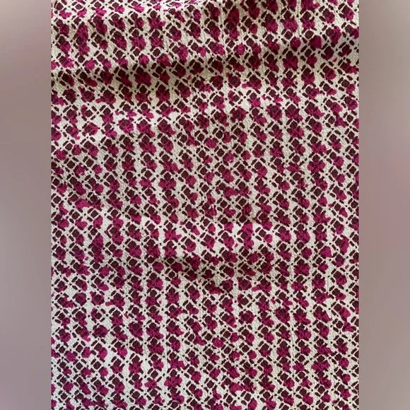 Maeve By Anthropologie Halter Neck Tank, Size 2, Pink/Burgundy/Cream - Picture 9 of 9